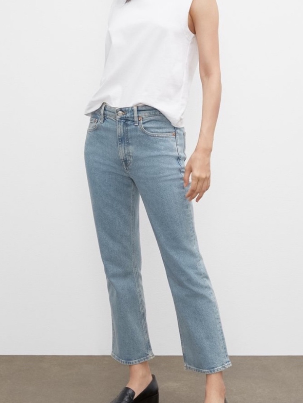 Club Monaco Kick Crop Jeans